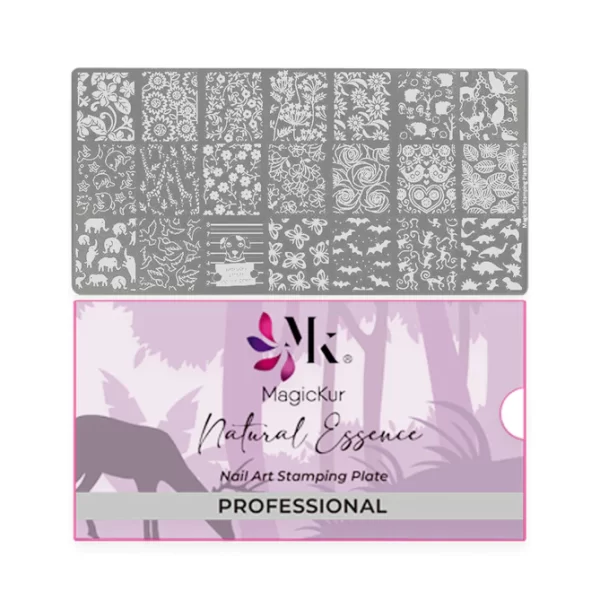 Placa para Stamping - Estampador de Uñas Magickur Natural Essence #17