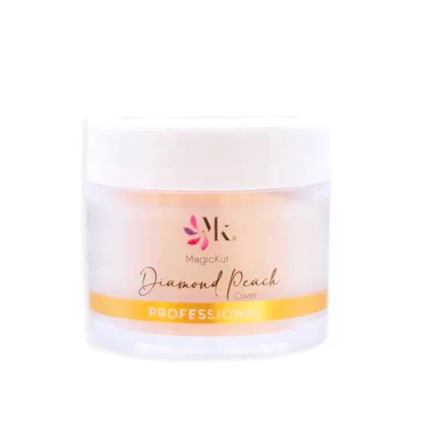 Polímero básico cover diamond peach 50gr acrílico magickur.